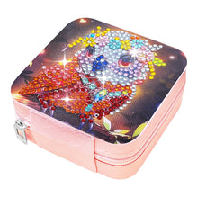 Load image into Gallery viewer, PU Special Shaped Parrot Diamond Painting DIY Jewellery Box for Rings Bracelets