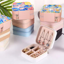 Load image into Gallery viewer, PU Special Shaped Cat Diamond Painting DIY Jewellery Box for Rings Bracelets