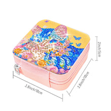 Load image into Gallery viewer, PU Special Shaped Cat Diamond Painting DIY Jewellery Box for Rings Bracelets