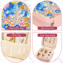 Load image into Gallery viewer, PU Special Shaped Cat Diamond Painting DIY Jewellery Box for Rings Bracelets