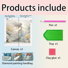 Load image into Gallery viewer, Diamond Painting - Partial Crystal - Crystal Princess yellow (30*30CM)