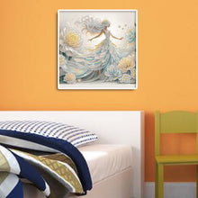 Load image into Gallery viewer, Diamond Painting - Partial Crystal - Crystal Princess yellow (30*30CM)