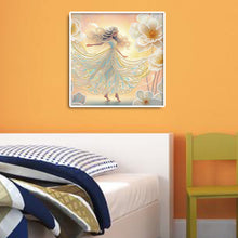 Load image into Gallery viewer, Diamond Painting - Partial Crystal - Crystal Princess gold (30*30CM)