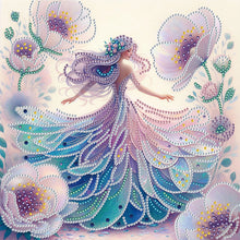Load image into Gallery viewer, Diamond Painting - Partial Crystal - Crystal Princess purple (30*30CM)