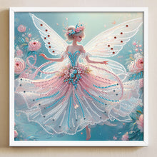 Load image into Gallery viewer, Diamond Painting - Partial Crystal - Crystal Princess rose flower essence Spirit (30*30CM)