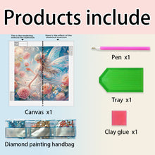 Load image into Gallery viewer, Diamond Painting - Partial Crystal - Dream Crystal Princess Flower and Elf Girl (30*30CM)