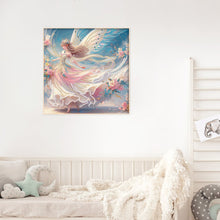 Load image into Gallery viewer, Diamond Painting - Partial Crystal - Dream Crystal Princess Wing Girl (30*30CM)