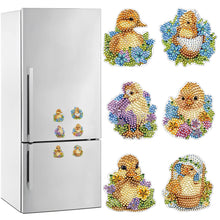 Load image into Gallery viewer, 6Pcs Special Shape Duck Diamond Painting Fridge Magnets for Home Decor
