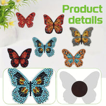 Load image into Gallery viewer, 6Pcs Special Shape Butterfly Diamond Painting Fridge Magnets for Home Decor