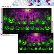 Load image into Gallery viewer, Diamond Painting - Full Round - Halloween Pumpkin Lantern (70*40CM)