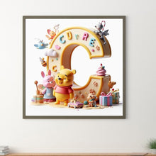Load image into Gallery viewer, Diamond Painting - Full Round - Winnie the Pooh's 26 Letters C (30*30CM)
