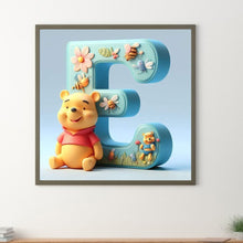 Load image into Gallery viewer, Diamond Painting - Full Round - Winnie the Pooh's 26 Letters E (30*30CM)
