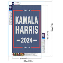Load image into Gallery viewer, Diamond Painting - Full Round - Kamala Harris (30*45CM)