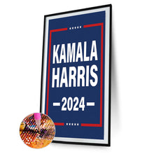 Load image into Gallery viewer, Diamond Painting - Full Round - Kamala Harris (30*45CM)