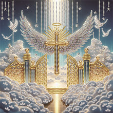Load image into Gallery viewer, Diamond Painting - Partial Special Shaped - Cross (30*30CM)