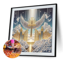 Load image into Gallery viewer, Diamond Painting - Partial Special Shaped - Cross (30*30CM)