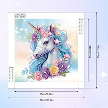 Load image into Gallery viewer, Diamond Painting - Partial Special Shaped - Unicorn (30*30CM)
