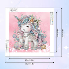 Load image into Gallery viewer, Diamond Painting - Partial Special Shaped - Unicorn (30*30CM)