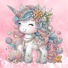 Load image into Gallery viewer, Diamond Painting - Partial Special Shaped - Unicorn (30*30CM)
