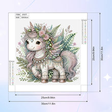 Load image into Gallery viewer, Diamond Painting - Partial Special Shaped - Unicorn (30*30CM)