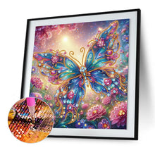 Load image into Gallery viewer, Diamond Painting - Partial Special Shaped - Butterflies and flowers (30*30CM)