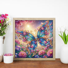 Load image into Gallery viewer, Diamond Painting - Partial Special Shaped - Butterflies and flowers (30*30CM)
