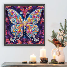 Load image into Gallery viewer, Diamond Painting - Partial Special Shaped - Sparkling butterflies (30*30CM)