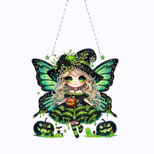 Load image into Gallery viewer, Double Sided Special Shape Butterfly Girl Diamond Painting Decor for Wall Window