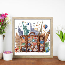Load image into Gallery viewer, Diamond Painting - Partial Special Shaped - Travel the world (30*30CM)