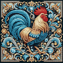 Load image into Gallery viewer, Diamond Painting - Partial Special Shaped - Rooster (30*30CM)