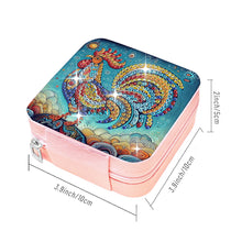 Load image into Gallery viewer, Special Shape Rooster Diamond Painting Jewelry Storage Box for Women Girls