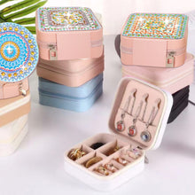 Load image into Gallery viewer, Special Shape Mandala Diamond Painting Jewelry Storage Box for Women Girls