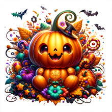 Load image into Gallery viewer, Diamond Painting - Full Round - Halloween pumpkin (30*30CM)