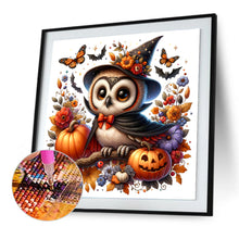 Load image into Gallery viewer, Diamond Painting - Full Round - Halloween owl (30*30CM)