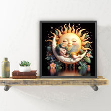 Load image into Gallery viewer, Diamond Painting - Full Round - Star and moon baby (30*30CM)