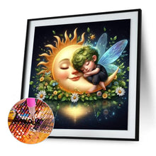 Load image into Gallery viewer, Diamond Painting - Full Round - Star and moon baby (30*30CM)