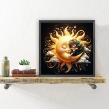 Load image into Gallery viewer, Diamond Painting - Full Round - Star and moon baby (30*30CM)
