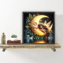 Load image into Gallery viewer, Diamond Painting - Full Round - Star and moon baby (30*30CM)