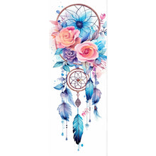 Load image into Gallery viewer, AB Diamond Painting - Full Round - Watercolor style beautiful dream catcher (30*80CM)