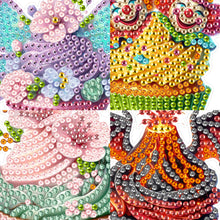 Load image into Gallery viewer, 4Pcs Double Sided Acrylic Cupcake Diamond Painting Wind Chimes Pendant Kit