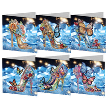 Load image into Gallery viewer, Diamond Painting Greeting Cards DIY 5D Rhinestone Arts Greetings Birthday Cards