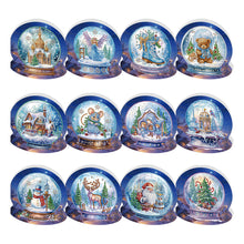 Load image into Gallery viewer, Diamond Painting Greeting Cards DIY 5D Rhinestone Arts Greetings Birthday Cards