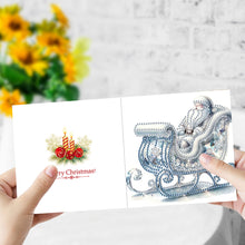 Load image into Gallery viewer, Diamond Painting Greeting Cards DIY 5D Rhinestone Arts Greetings Birthday Cards