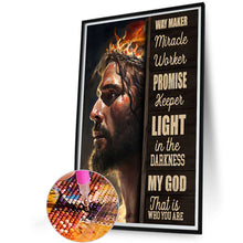 Load image into Gallery viewer, Diamond Painting - Full Round - Cross Personalized English words and pictures (40*60CM)