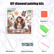 Load image into Gallery viewer, Diamond Painting - Partial Special Shaped - Handicraft girl (30*30CM)