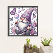 Load image into Gallery viewer, Diamond Painting - Partial Special Shaped - Flower gnome (30*30CM)