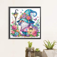 Load image into Gallery viewer, Diamond Painting - Partial Special Shaped - Flower gnome (30*30CM)
