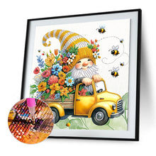 Load image into Gallery viewer, Diamond Painting - Partial Special Shaped - Flower gnome (30*30CM)