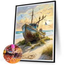 Load image into Gallery viewer, Diamond Painting - Full Square - Sailboat (30*40CM)