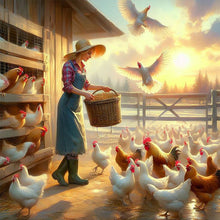 Load image into Gallery viewer, Diamond Painting - Full Square - Poultry (30*30CM)